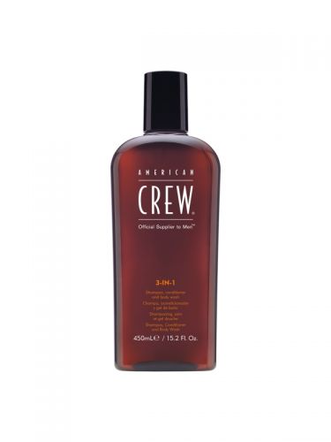 American Crew 3 in 1 Shampoo, Conditioner & Body Wash 250ml 