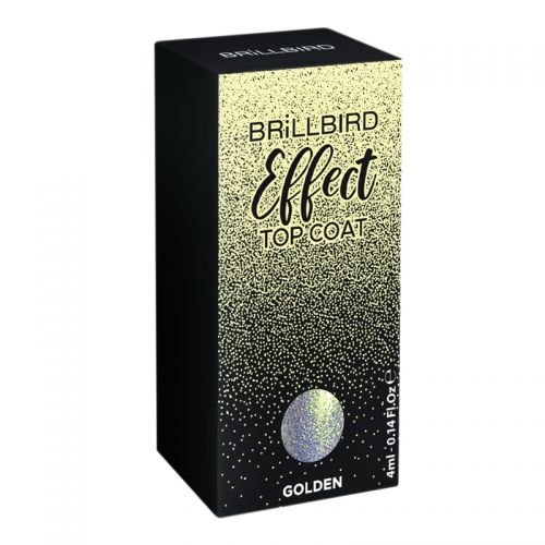 Brillbird EFFECT TOP COAT - GOLDEN 4ML
