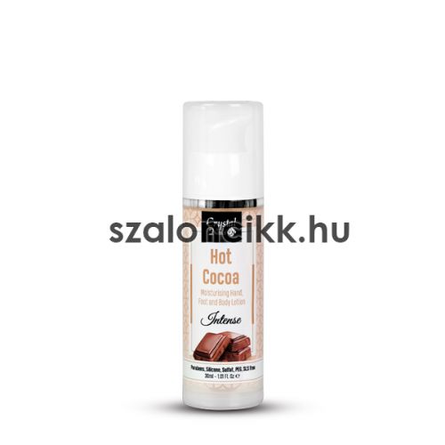 CRYSTAL NAILS MOISTURISING HAND, FOOT AND BODY LOTION - HOT COCOA - INTENSE 30ML