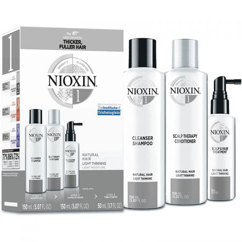 Nioxin System 1 Natural Hair Light Thinning (1-es készlet)