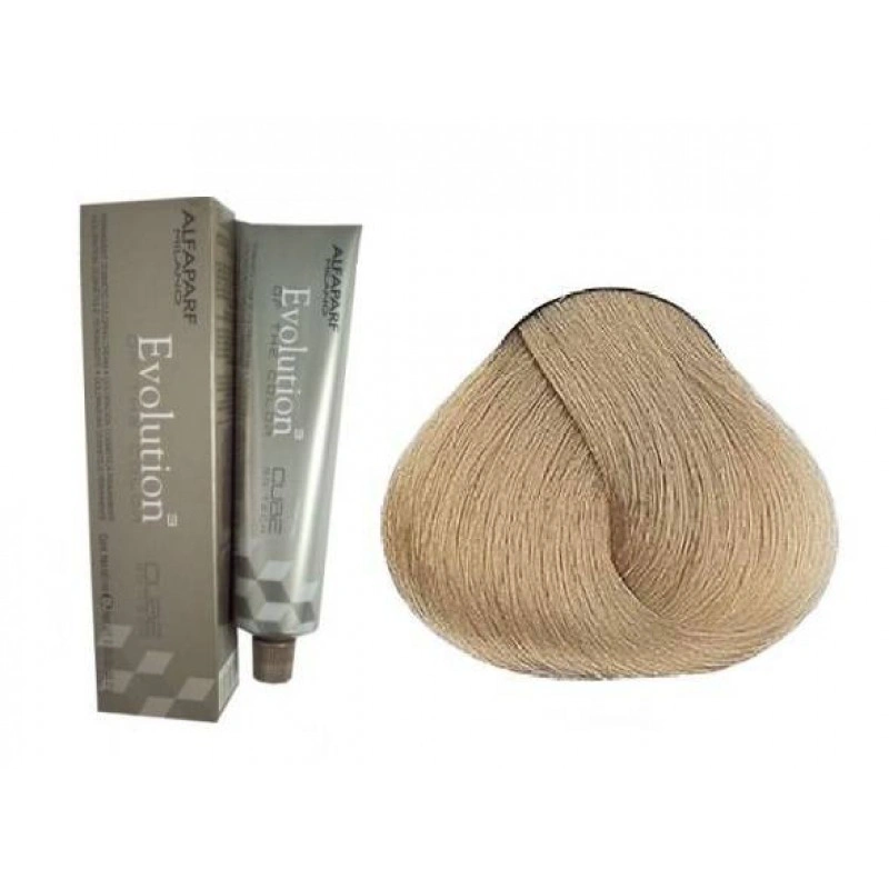 Alfaparf Evolution of the Color CUBE hajfesték - 10.31 60ml Lightest Golden Ash Blonde képe 2