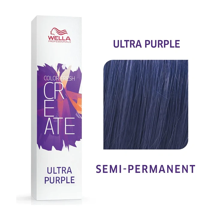 Wella Color Fresh Create Ultra Purple Hajfesték 60ml képe 2
