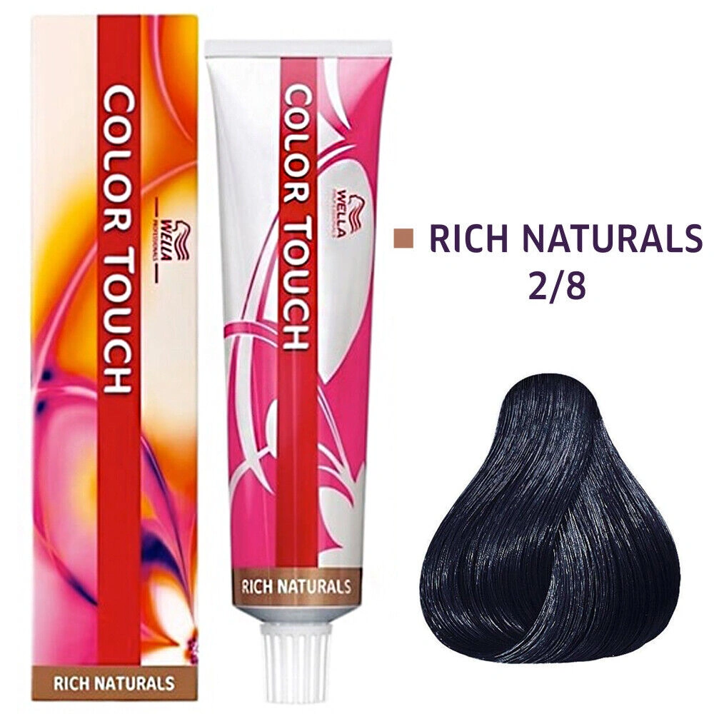 Wella Color Touch Hajszínező - 2/8 60ml Black Pearl képe 1