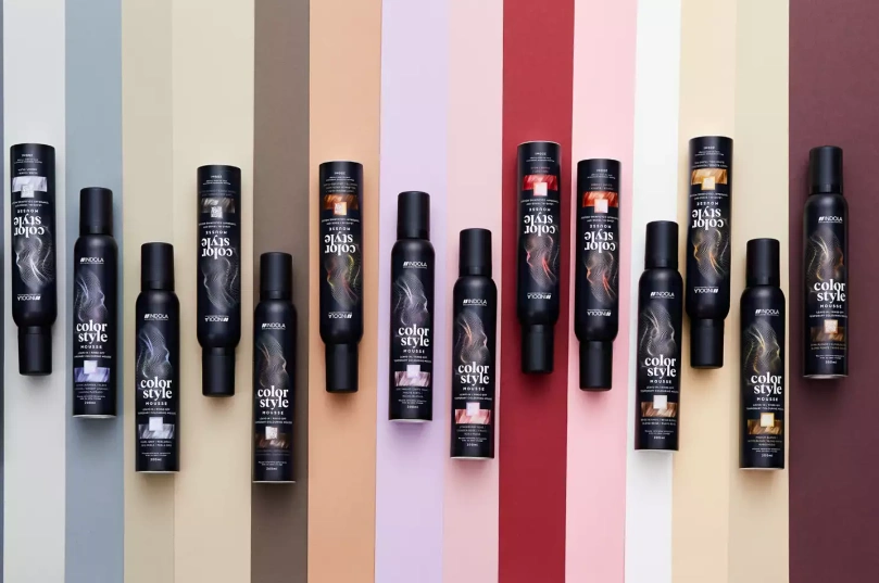 Indola Color Style Mousse - Pearl Grey  200ml képe 3