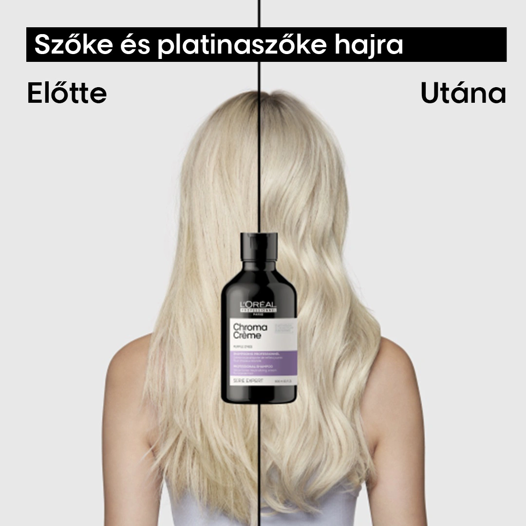 L'oreal Chroma Créme Purple Dyes Shampoo - 300ml képe 1