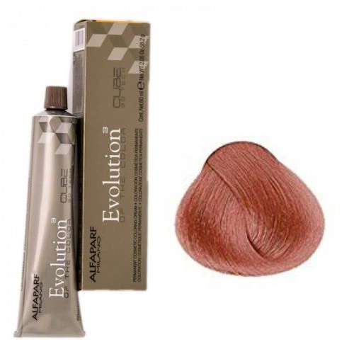 Alfaparf Evolution of the Color CUBE hajfesték - 8MRB Metallic 60ml Ruby Brown képe 1