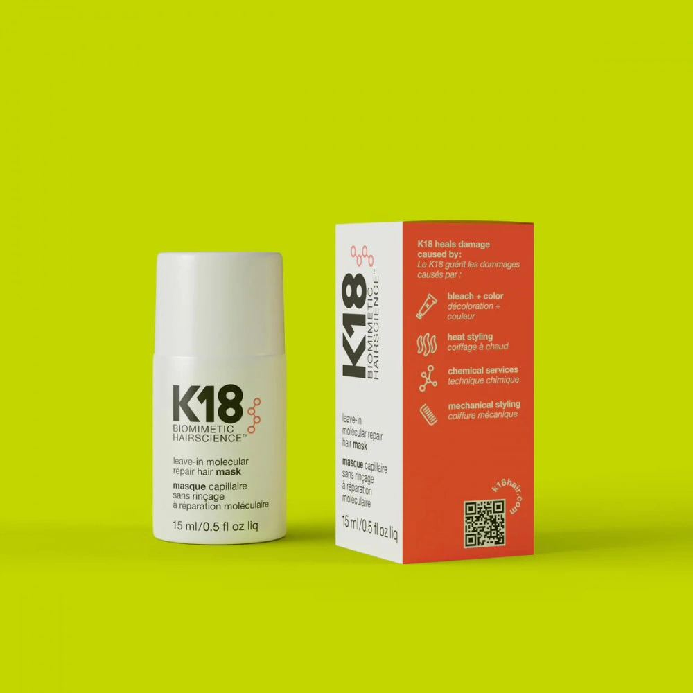 K18 Leave-In Molecular Repair Hair Mask - 15ml képe 1