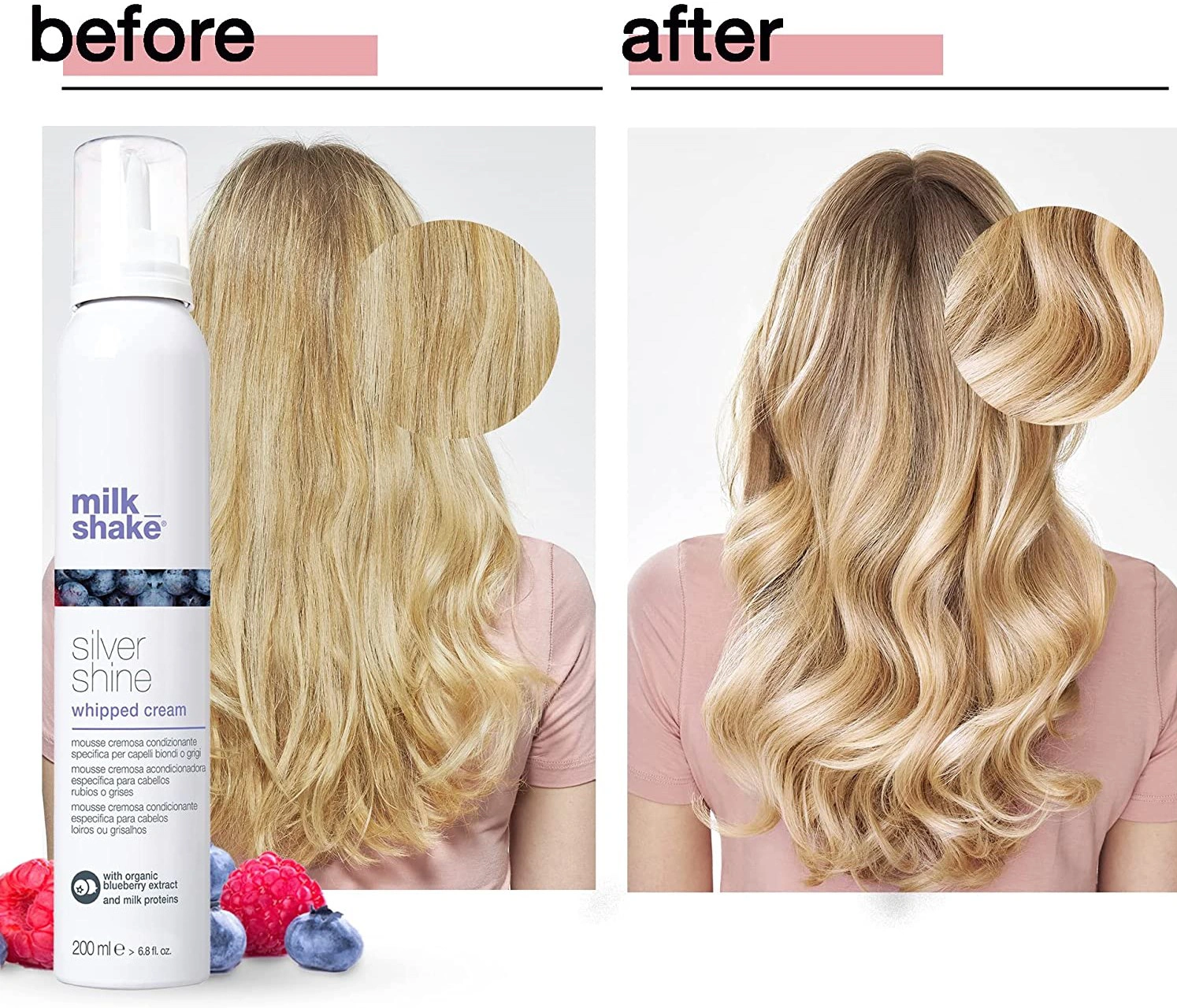 Milk Shake Silver Shine Whipped Cream 200ml képe 1